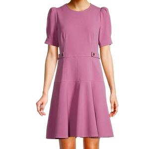 Karl Lagerfield Paris - Puff-Sleeve Midi Dress